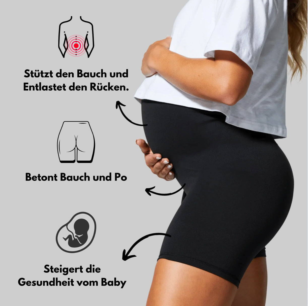 Leggys™ Schwangerschafts-Shorts